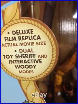 Toy Story Woody's Roundup Talking Sheriff Woody Doll