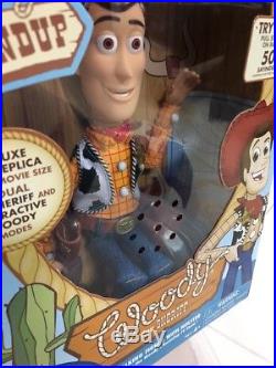 Toy Story Woody's Roundup Talking Sheriff Woody Doll