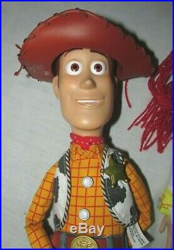 Toy Story Woody's Roundup Talking Sheriff Woody Doll with Bonus Roundup Jessie