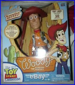 Toy Story Woody's Roundup Talking Sheriff Woody Doll with Bonus Roundup Jessie