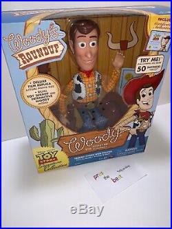 Toy Story Woody's Roundup Talking Sheriff Woody Signature Collection RARE NEW