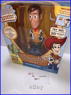 Toy Story Woody's Roundup Talking Sheriff Woody Signature Collection RARE NEW