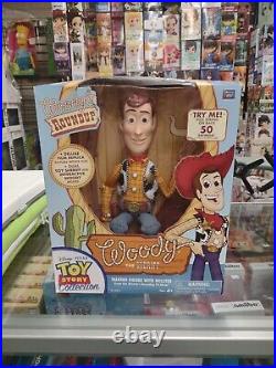 Toy Story Woody's Roundup Woody Sheriff New Think Way Vintage Disney White Label