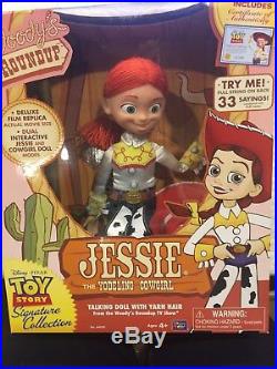 Toy Story Woodys Roundup Deluxe Yodeling Cowgirl Talking Jessie Doll With Hat