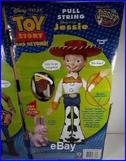 Toy Story and Beyond Pull String Woody And Jessie 2 Doll Bonus Pack Hasbro 2002