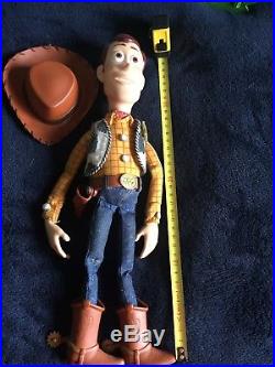 Toy Story figures Interactive Buzz and Woody Dolls Job lot