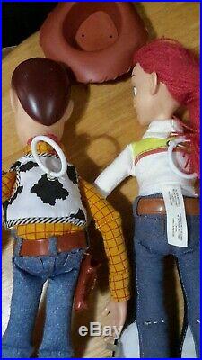 Toy Story lot 3 Dolls buzz and woody & jessic