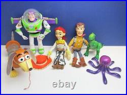 Toy story 2 3 4 BUZZ LIGHTYEAR JESSIE WOODY DOLL action figure REX DISNEY set
