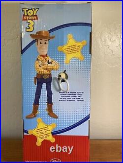 Toy story 3 talking woody parlant doll