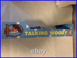 True 1st Edition Thinkway Walt Disney Toy Story 1995 Talking Pull String Woody