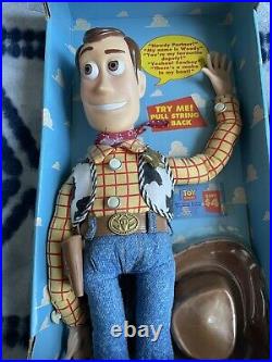 UNOPENED 1995-1996 Toy Story Woody Pull-string Talking Doll Thinkway 16