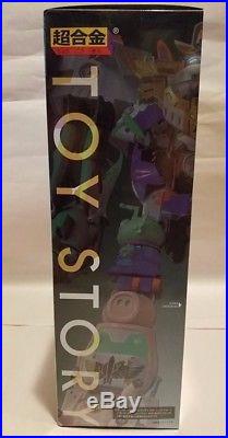 USA BANDAI Super Chogokin Chogattai Disney Toy Story Woody Robo Sheriff Star New