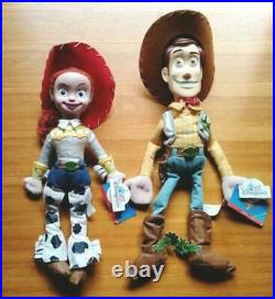 USED Disney Toy Story 2 Serise A big Doll Set of Woody and Jessie Toy Goods LA