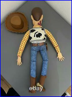 VINTAGE Disney Pixar Toy Story Talking Woody Pull String Doll Thinkway Toys