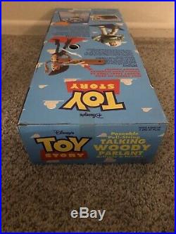 VINTAGE WORKING DISNEY TOY STORY WOODY Foreign Box TALKING DOLL RARE NEW