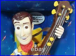 VTG 1999 NOS Disney Pixar Toy Story 2 Strumming Singing Woody New In Box WORKS