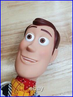 VTG Disney Pixar Toy Story Pull String Talking Woody Thinkway Snake in my boot