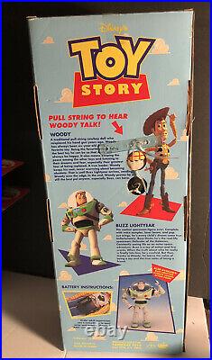 VTG TALKING WOODY PULL STRING Thinkway 1995 Toy Story MIB