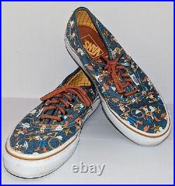 Vans x Toy Story Woody Disney Pixar Sneakers Denim Blue Sheriff Shoe M 6½ W 8 A+