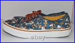 Vans x Toy Story Woody Disney Pixar Sneakers Denim Blue Sheriff Shoe M 6½ W 8 A+