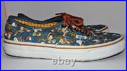 Vans x Toy Story Woody Disney Pixar Sneakers Denim Blue Sheriff Shoe M 6½ W 8 A+