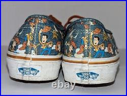 Vans x Toy Story Woody Disney Pixar Sneakers Denim Blue Sheriff Shoe M 6½ W 8 A+