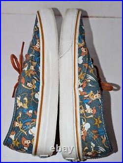 Vans x Toy Story Woody Disney Pixar Sneakers Denim Blue Sheriff Shoe M 6½ W 8 A+