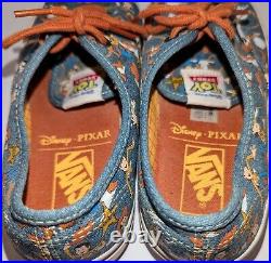 Vans x Toy Story Woody Disney Pixar Sneakers Denim Blue Sheriff Shoe M 6½ W 8 A+