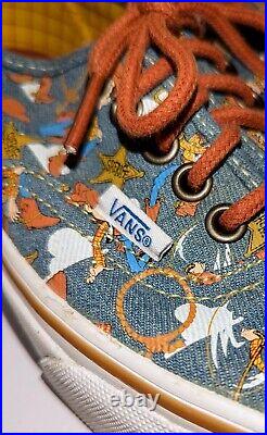 Vans x Toy Story Woody Disney Pixar Sneakers Denim Blue Sheriff Shoe M 6½ W 8 A+