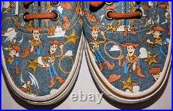 Vans x Toy Story Woody Disney Pixar Sneakers Denim Blue Sheriff Shoe M 6½ W 8 A+