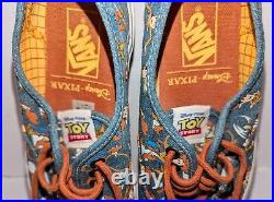 Vans x Toy Story Woody Disney Pixar Sneakers Denim Blue Sheriff Shoe M 6½ W 8 A+