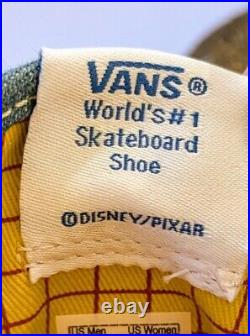 Vans x Toy Story Woody Disney Pixar Sneakers Denim Blue Sheriff Shoe M 6½ W 8 A+