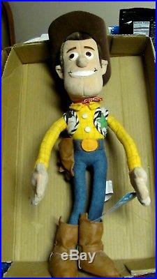 Vintage 18 Disney Toy Story Woody and Jessie Doll Set Good Condition