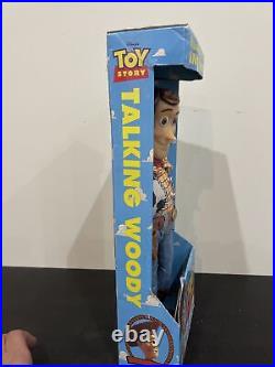 Vintage 1995/96 Thinkway Disney Toy Story Woody Pull String Talking Doll (Works)