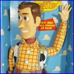 Vintage 1995-96 Thinkway Toys Disney's Toy Story Talking Woody Doll #62943