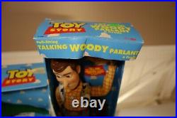 Vintage 1995 Disney Toy Story Pull-String Talking Woody Doll Thinkway Working