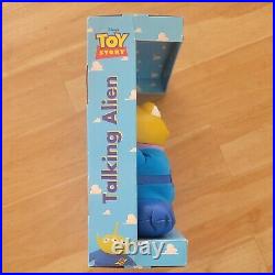 Vintage 1995 Thinkway Disney Pixar Toy Story Pull-String WOODY + ALIEN lot