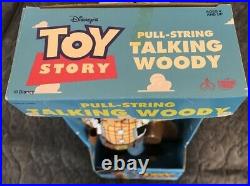 Vintage 1995 Thinkway Disney Pixar Toy Story Pull-String WOODY BUZZ Lightyear