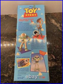 Vintage 1995 Toy Story DISNEY Original Pull-String TALKING WOODY EXCELLENT