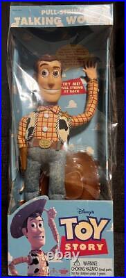 Vintage 1995 Toy Story DISNEY PIXAR Original Pull String TALKING WOODY