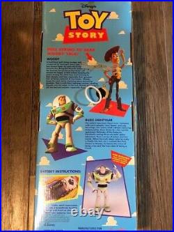 Vintage 1995 Toy Story DISNEY PIXAR Original Pull String TALKING WOODY