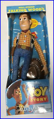 Vintage 1995 Toy Story DISNEY PIXAR Original Pull String TALKING WOODY 1st ed
