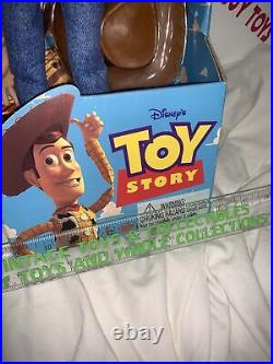 Vintage 1995 Toy Story DISNEY PIXAR Original Pull-String TALKING WOODY- BROKEN