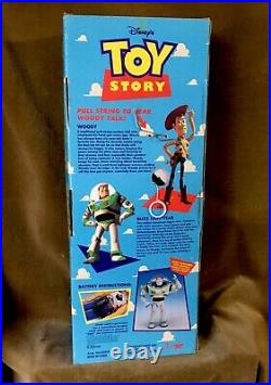Vintage 1995 Toy Story DISNEY PIXAR Original Pull-String TALKING WOODY Doll