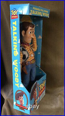 Vintage 1995 Toy Story DISNEY PIXAR Original Pull-String TALKING WOODY Doll