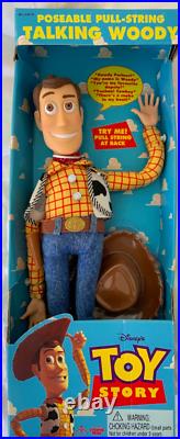 Vintage 1995 Toy Story DISNEY PIXAR Original Pull-String TALKING WOODY SEALED