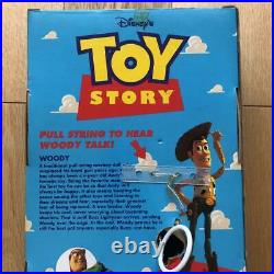 Vintage 1995 Toy Story DISNEY PIXAR Original Pull String TALKING WOODY Used