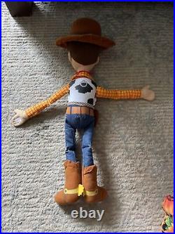 Vintage 1996 Disney Toy Story plush 20 Large Woody Doll RARE