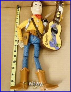 Vintage Disney Pixar 1999 Toy Story 2 Mattel Strumming Singing Woody
