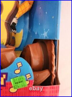 Vintage Disney Pixar 1999 Toy Story 2 Strumming Singing Woody. Read